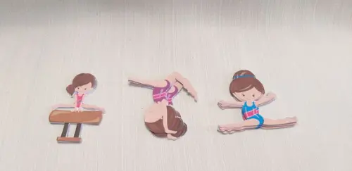 Aplique Boneca Ginastica Ritmica