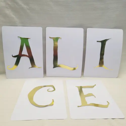 Bandeirola Carta Baralho Alice no Pais das Maravilhas
