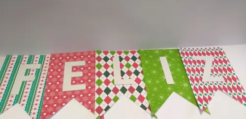 Bandeirola Feliz Natal