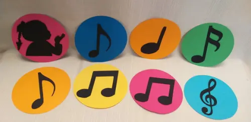 Bandeirola Nota Musical