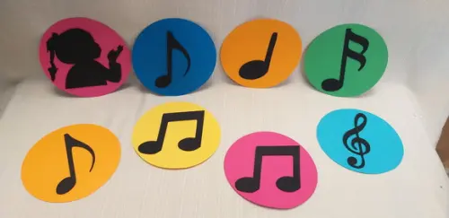 Bandeirola Nota Musical