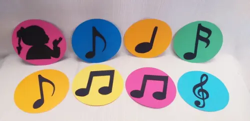 Bandeirola Nota Musical