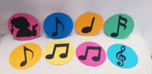 Bandeirola Nota Musical