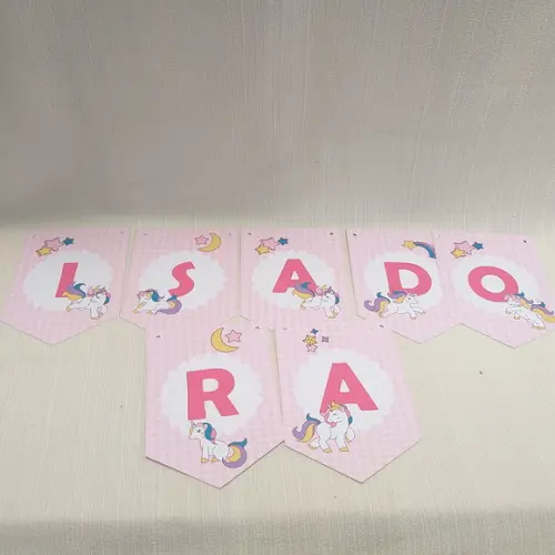 Bandeirola Unicornio