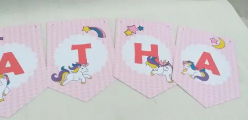 Bandeirola Unicornio
