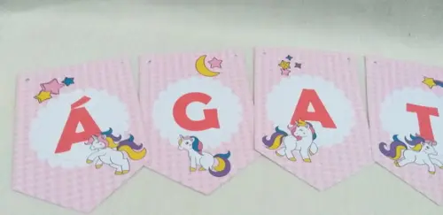 Bandeirola Unicornio