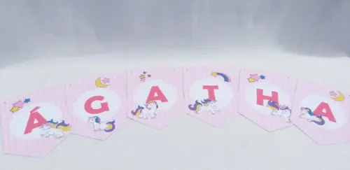 Bandeirola Unicornio