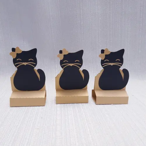Bis Duplo Gatinho com Lacinho
