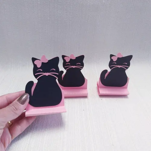 Bis Duplo Gatinho com Lacinho