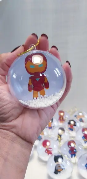Bolinha de Natal Heróis