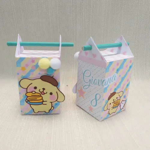 Caixa Canudo Hello Kitty