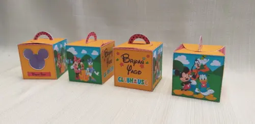 Caixa com Alça Casa do Mickey