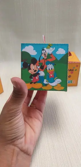 Caixa com Alça Casa do Mickey