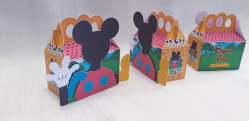 Caixa com Alça Casa do Mickey