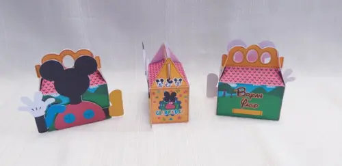 Caixa com Alça Casa do Mickey
