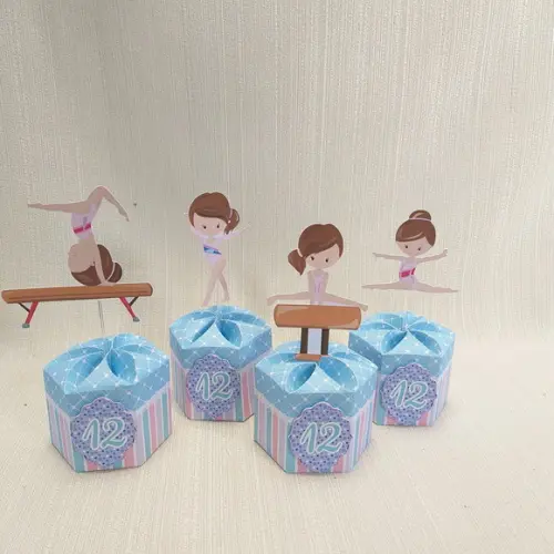 Caixa Ginastica Artistica - Centro de Mesa, Caixa Gomo