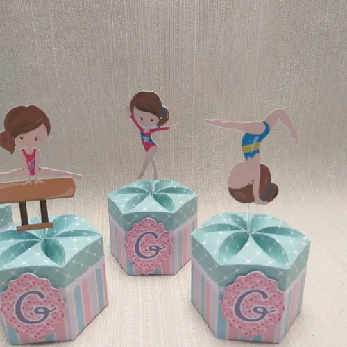 Caixa Ginastica Artistica - Centro de Mesa, Caixa Gomo