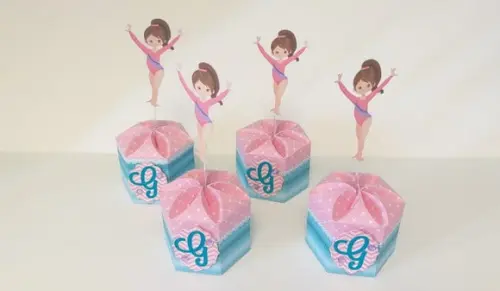 Caixa Ginastica Artistica - Centro de Mesa, Caixa Gomo