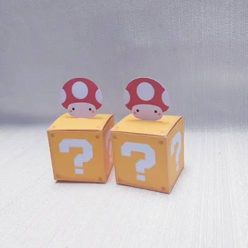 Caixa interrogação Super Mario Bross