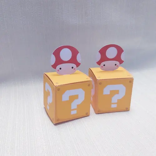 Caixa interrogação Super Mario Bross