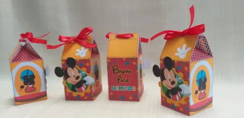 Caixa Milk Casa do Mickey