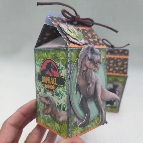 Caixa Milk Dinossauro