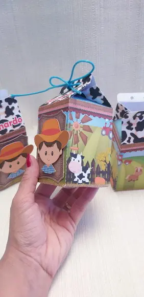 Caixa Milk Fazendinha