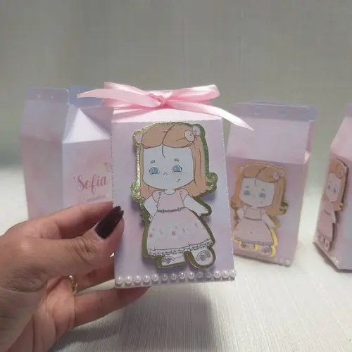 Caixa Milk Minnie Rosa