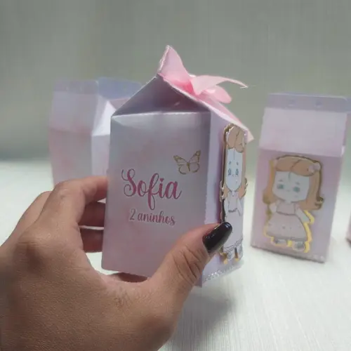 Caixa Milk Minnie Rosa