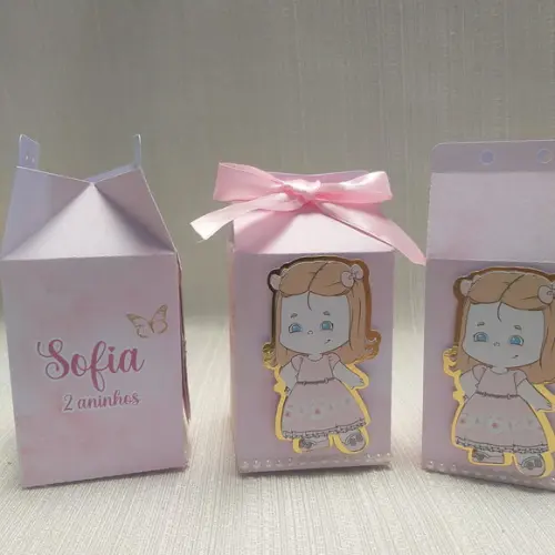 Caixa Milk Minnie Rosa