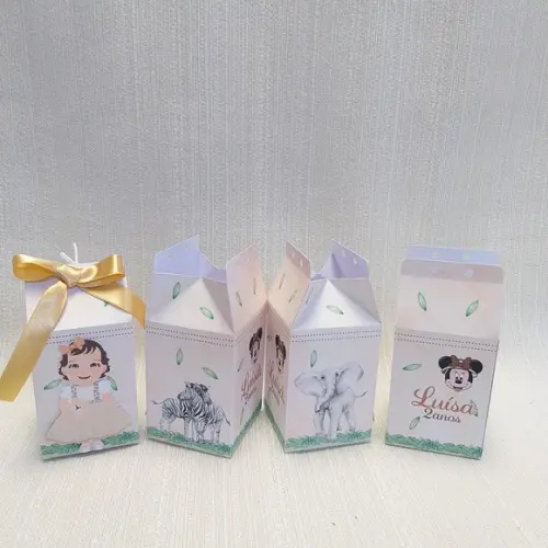 Caixa Milk Minnie Safari