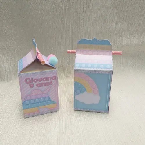 Caixa Milk Pop It