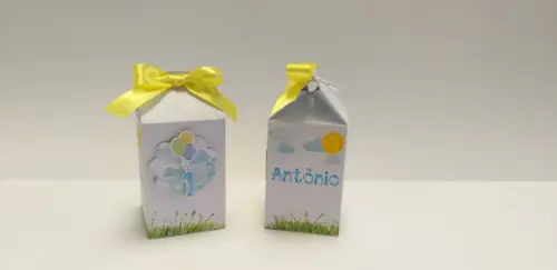Caixa Milk Sol e Nuvem