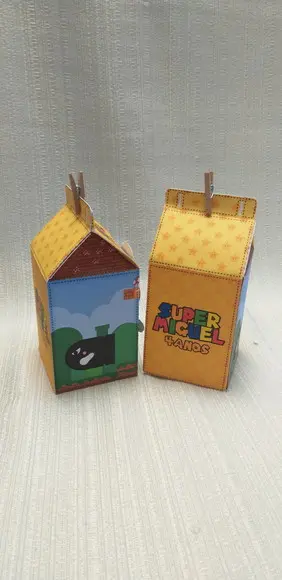 Caixa Milk Super Mario Bross
