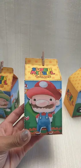 Caixa Milk Super Mario Bross
