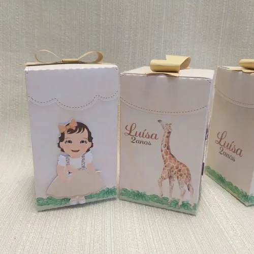 Caixa Minnie Safari
