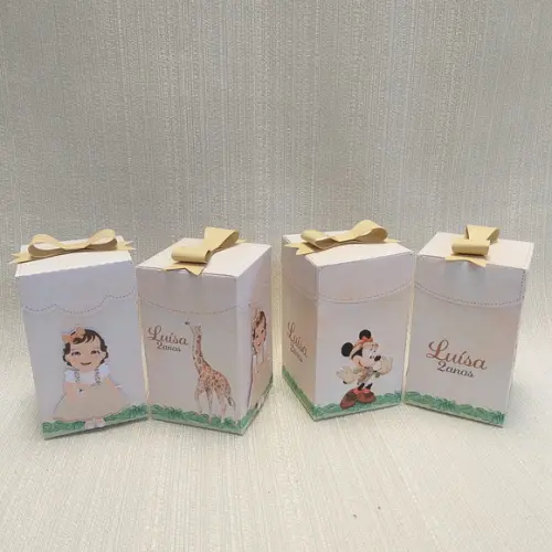 Caixa Minnie Safari