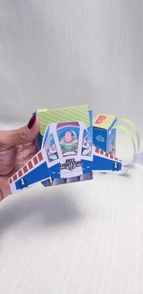 Caixa Mochila Buzz Toy Story
