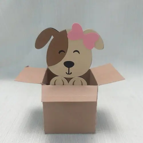 Caixa Mudança Cachorrinho