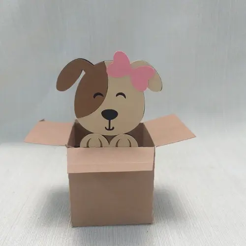 Caixa Mudança Cachorrinho