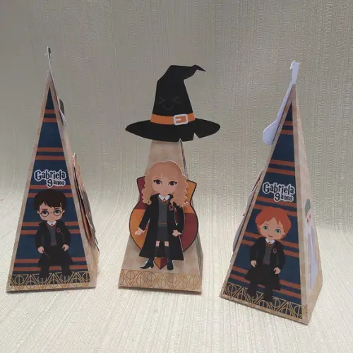 Caixa Piramide Harry Potter