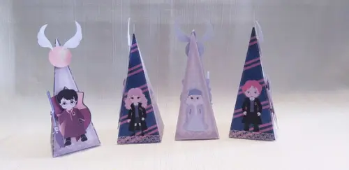 Caixa Piramide Harry Potter