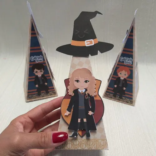 Caixa Piramide Harry Potter