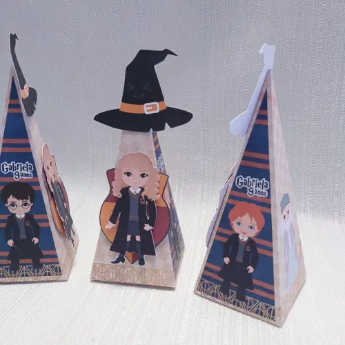 Caixa Piramide Harry Potter