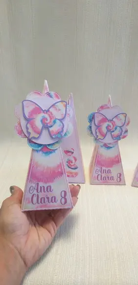 Caixa Piramide Tie Die