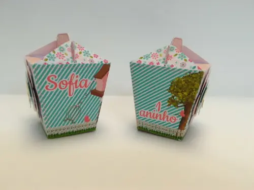 Caixa Sushi com Alça Jardim