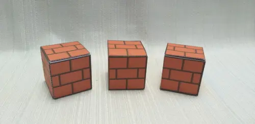 Caixa Tijolinho Super Mario Bross
