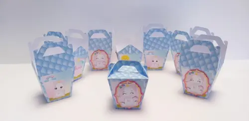 Caixa Unicórnio Sushi com Alça