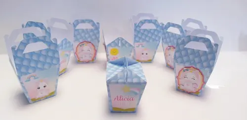 Caixa Unicórnio Sushi com Alça