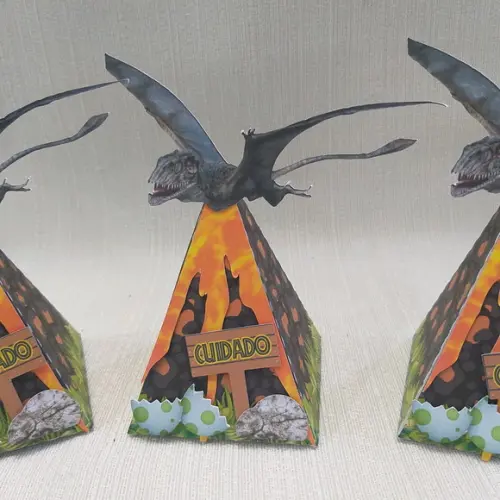 Caixa Vulcão Dinossauro